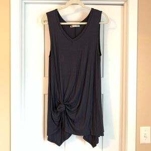 Women’s front knot tank